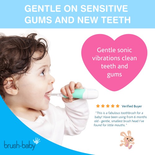Brush-Baby Baby Sonic Electric Toothbrush (0-3 years old)